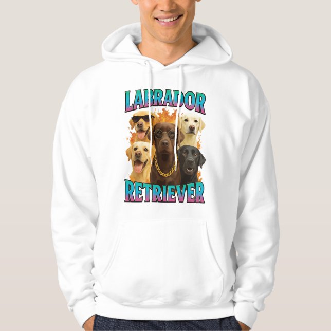 Labrador Retriever  Hoodie (Framsida)