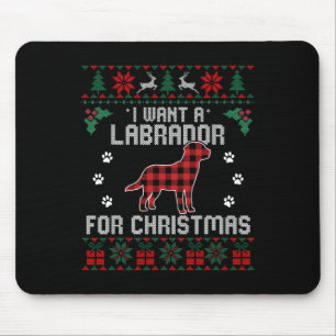 Labrador Retriever Hund älskare ger god jul Musmatta