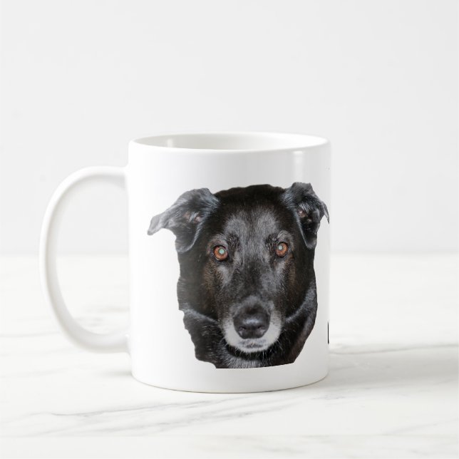 Labrador Retriever Hund älskare Personlig Kaffemugg (Vänster)
