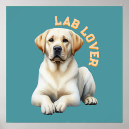 Labrador Retriever Hund älskare Poster