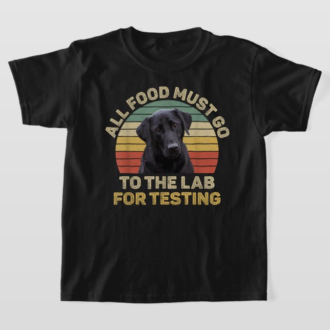 Labrador Retriever Hund älskare T Shirt (Laydown)