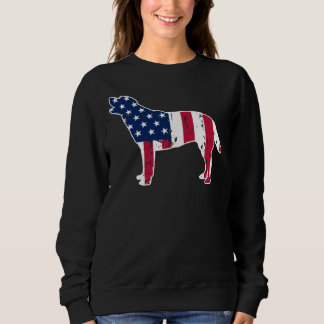 Labrador Retriever Hund American Flagga 4:e juli T Shirt