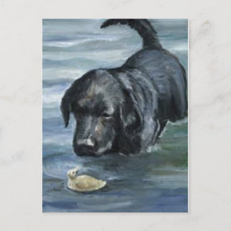 "Labrador Retriever" Hund Art Postkort Vykort