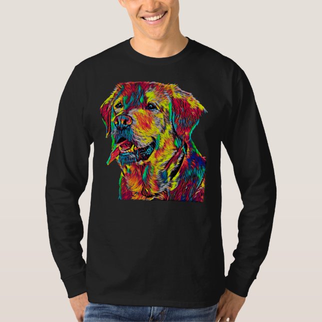 Labrador Retriever Hund aveln Head Pet Breed True  T Shirt (Framsida)
