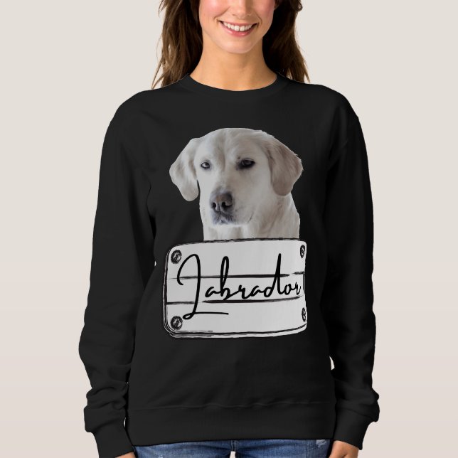 Labrador Retriever Hund aveln T Shirt (Framsida)
