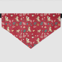 Labrador Retriever Hund Bandana Söt Jul