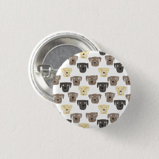 Labrador Retriever Hund Button Knapp