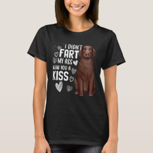 Labrador Retriever Hund Cute Fart Blew Kiss T Shirt