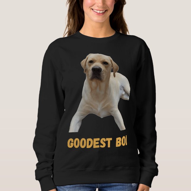 Labrador Retriever Hund Cute Hund Boi Goodest B T Shirt (Framsida)
