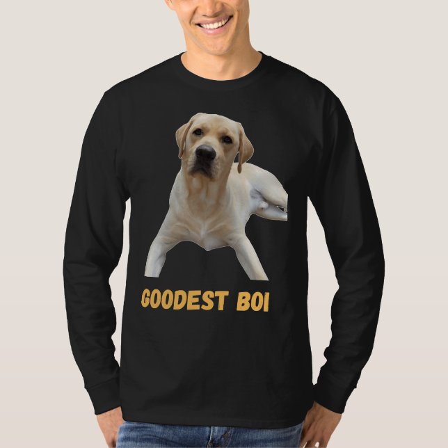 Labrador Retriever Hund Cute Hund Boi Goodest B T Shirt (Framsida)