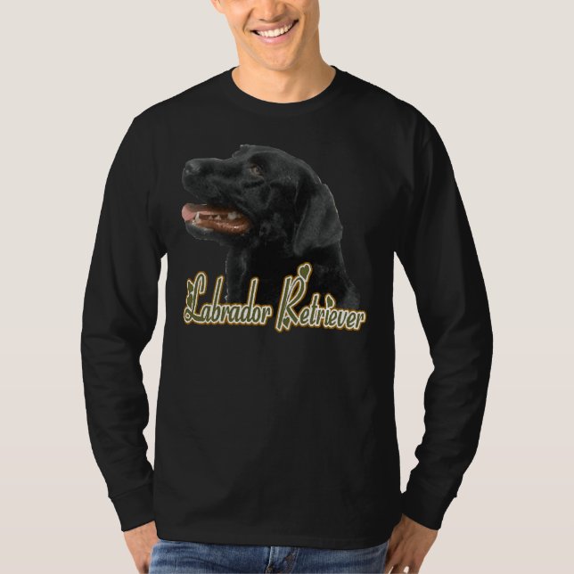 Labrador Retriever Hund Gifts T Shirt (Framsida)