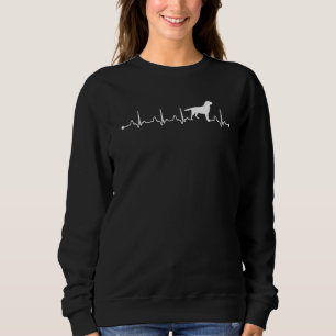Labrador Retriever Hund Heartslag Ekg Hund Mamma T Shirt