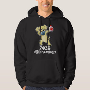 Labrador Retriever Hund Mask Dabbing Design Desigi Hoodie