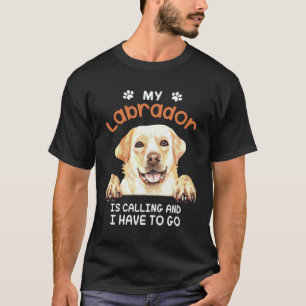 Labrador Retriever Hund Min Labrador Ringer T Shirt