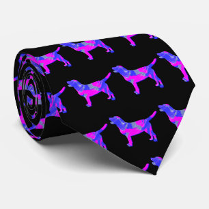 Labrador Retriever Hund Rosa Silhouette Black Nack Slips