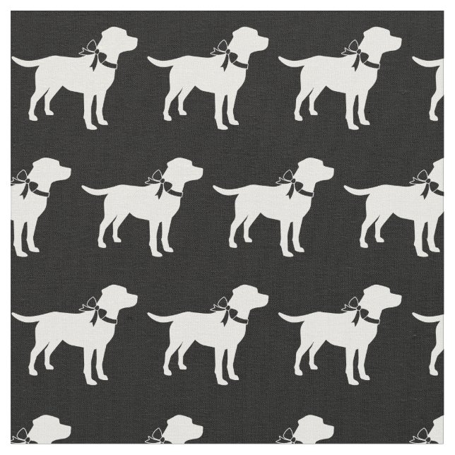 Labrador Retriever Hund Silhouette Pet Lab Tyg (Närbild)