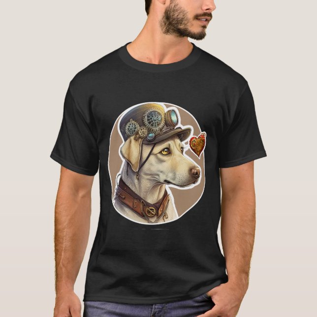 Labrador Retriever Hund T-Shirt (Framsida)