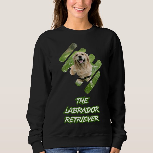 Labrador Retriever Hund T Shirt (Framsida)