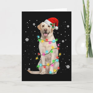 Labrador Retriever Hund Träd Jul Tröja Xma Kort