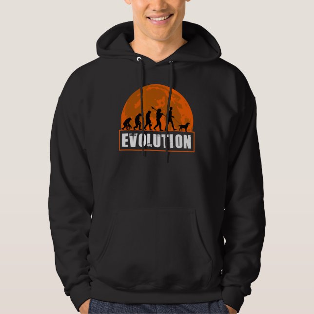 Labrador Retriever Hund Trainer Evolution Hoodie (Framsida)