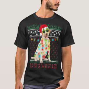 Labrador Retriever Hund Ugly jul Ljus Julafton T Shirt