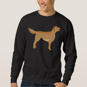 Labrador Retriever Hund Vector Lång Ärmad Tröja