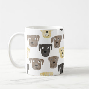 Labrador Retriever Hund Watercolor Kaffemugg