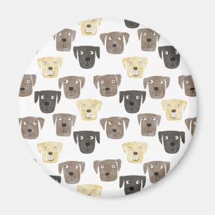 Labrador Retriever Hundar Magnet