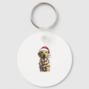 Labrador Retriever Hundar Träd Jul Tröja Xma Nyckelring