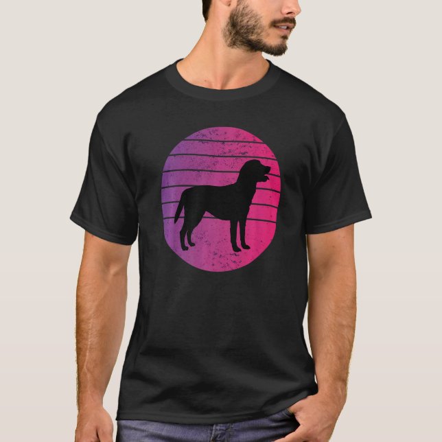 Labrador Retriever Hundras  16 T Shirt (Framsida)
