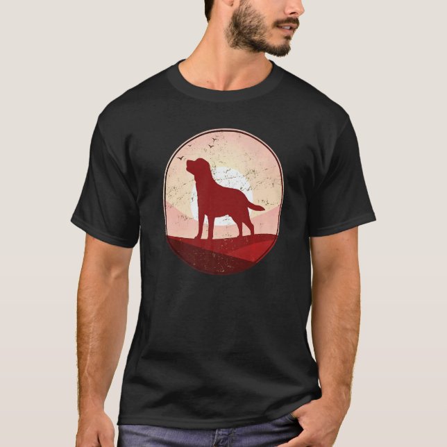 Labrador Retriever Hundras  28 T Shirt (Framsida)