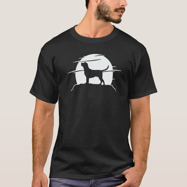Labrador Retriever Hundras  8 T Shirt (Framsida)