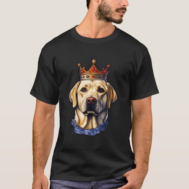 Labrador Retriever I Kronan Labrador Är Den Bästa  T Shirt (Framsida)