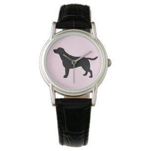 Labrador Retriever i Silhouette Armbandsur