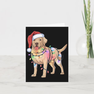 Labrador Retriever Jul Festive Hund älskare 1 Kort