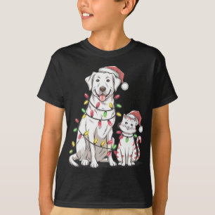 Labrador Retriever jul Festive Hund Cat Lover T Shirt