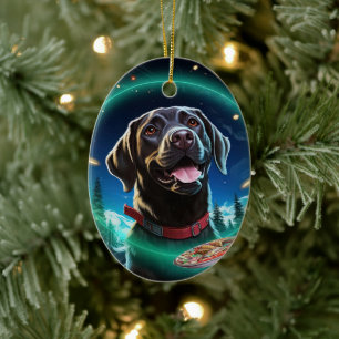 Labrador Retriever jul, Hanging Dekoration