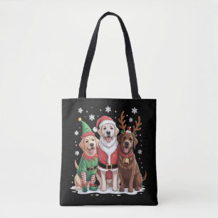Labrador Retriever Jul Hundar Santa Ren Tygkasse