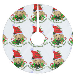 Labrador Retriever jul Julgransmatta Borstad Polyester
