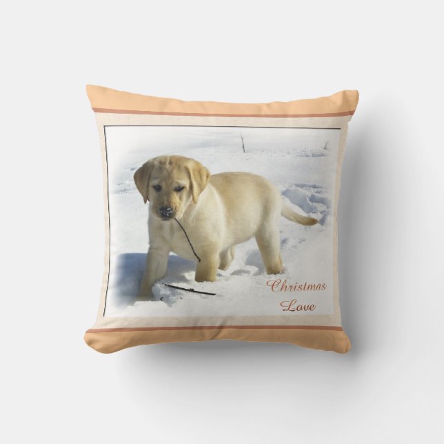 Labrador Retriever jul Kudde (Framsida)