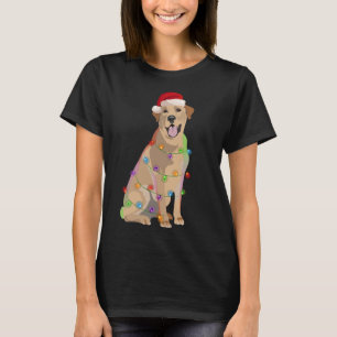 Labrador Retriever jul Ljus Julafton Hund älskare T Shirt