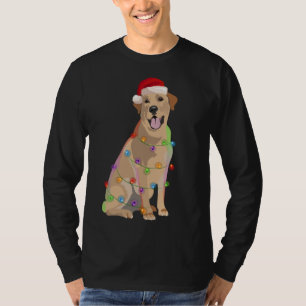 Labrador Retriever jul Ljus Julafton Hund älskare T Shirt