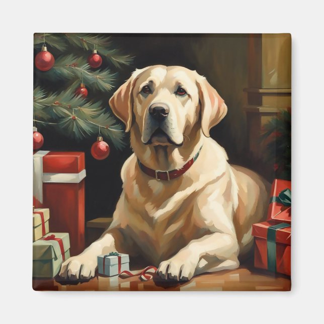 Labrador Retriever jul Magnet (Framsidan)
