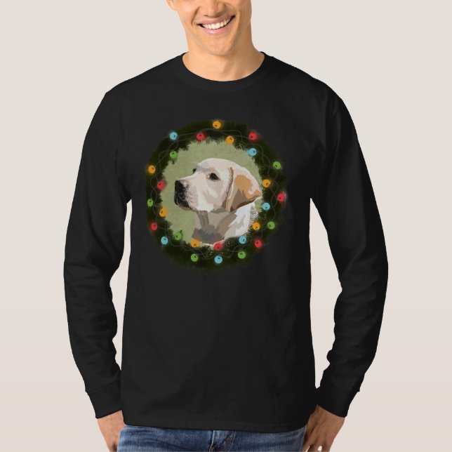 Labrador Retriever jul T Shirt (Framsida)