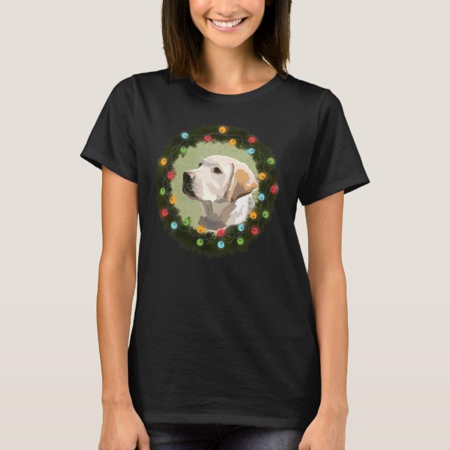 Labrador Retriever jul T Shirt (Framsida)