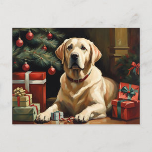 Labrador Retriever jul Vykort