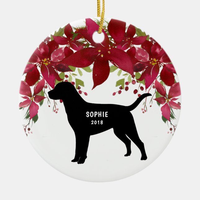 Labrador Retriever Julgran Ornament (Framsidan)