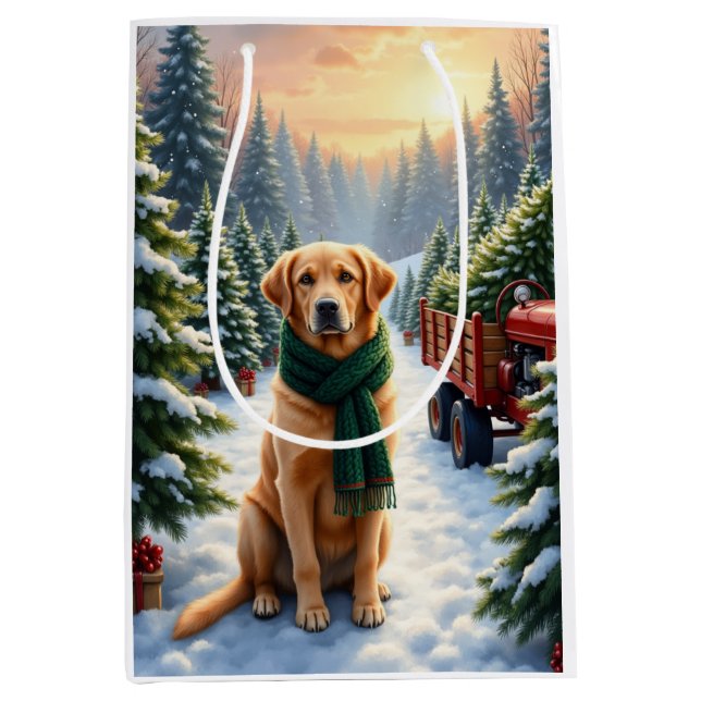 Labrador Retriever Julgranodling Konst (Framsidan)