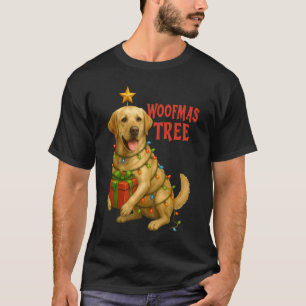 Labrador Retriever Julgransljus Woofmas D T Shirt