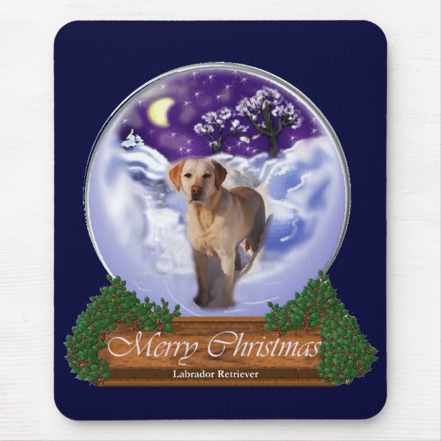 Labrador Retriever-julklappar Musmatta (Framsidan)